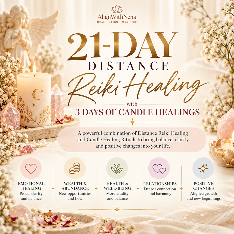 21 Days Distance Reiki + 3 Day Candle Magic Healing